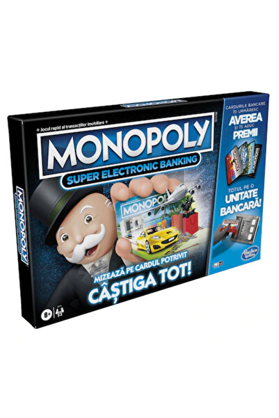 Hasbro Monopoly Super Electronic Banking - Castiga Tot