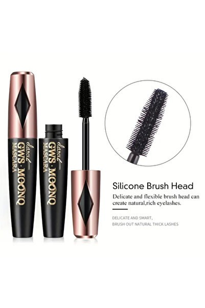 LANCET Mascara, Black, Long Lash Extension, Waterproof, Curling & Defining, Smudge-Proof, Long-Lasting, 3D Silicone Brush Head