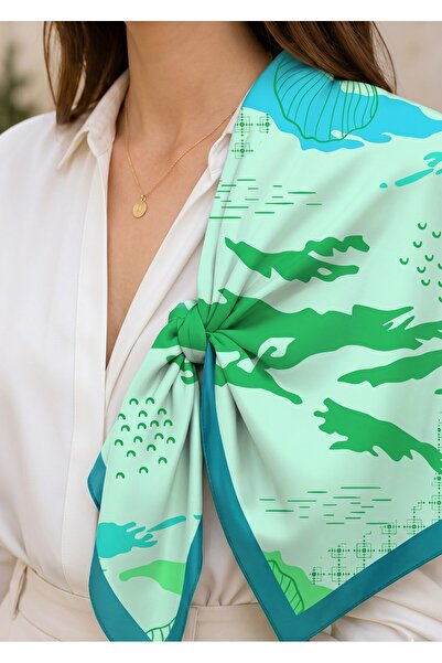 United Colors of Benetton Φουλάρι με σχέδιο Σιένα -1006-90*90