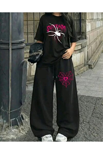 ZAVIXO Γυναικείο σετ στυλ δρόμου, 100% βαμβάκι, casual εμφάνιση