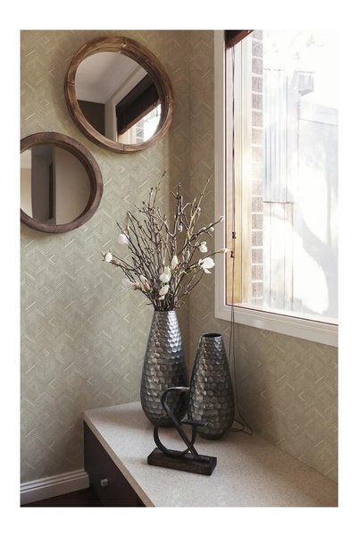 Adawall Beta 1107-3, Geometrik Desen Duvar Kağıdı - BETA 1107-3, Sarı, Elyaf ...