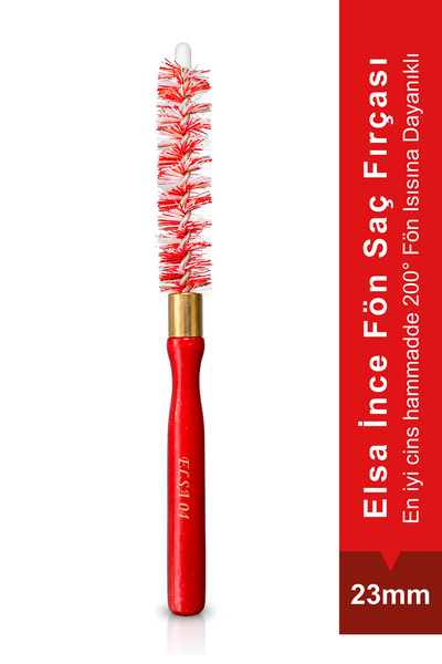 ELSA Perie profesională pentru păr fin, 4 Red Fine Hair Brush