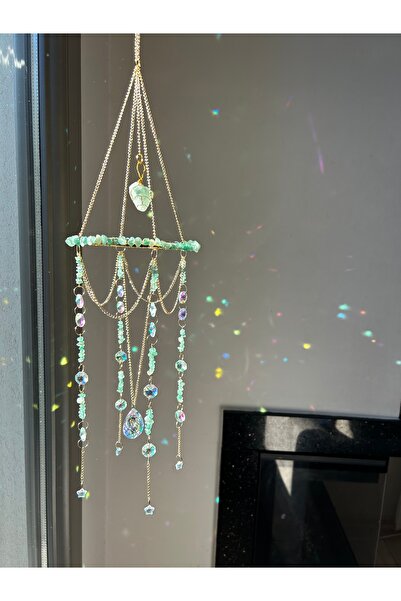 solmyst atelier Aventurin Sun Catcher 6 - Güneş Tutucu, Güneş Yakalayıcı, Doğ...