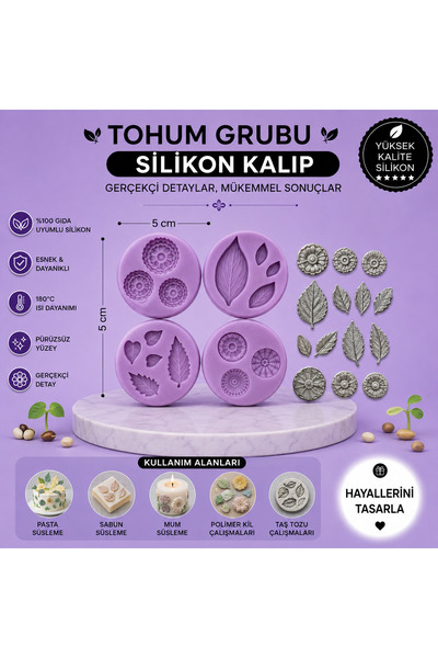 Dr.Paste Silikon Kalıp Tohum Grubu
