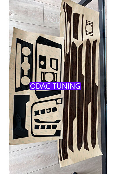 ODAC TUNING Volkswagen Passat B8 Koyu Meşe Piano Black Double Erkanlı Konsol ...