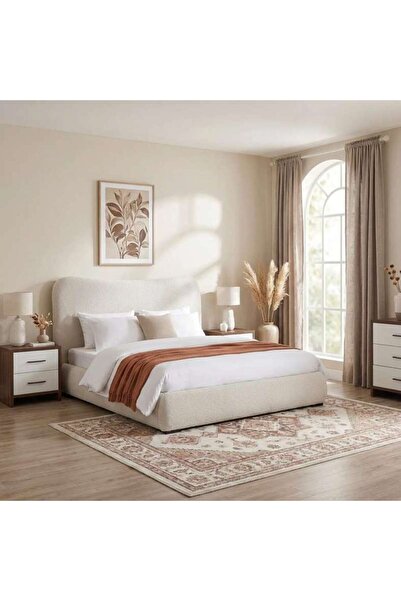 PAN HOME سرير كوول ويف مقاس كوين 160×200 سم - بيج