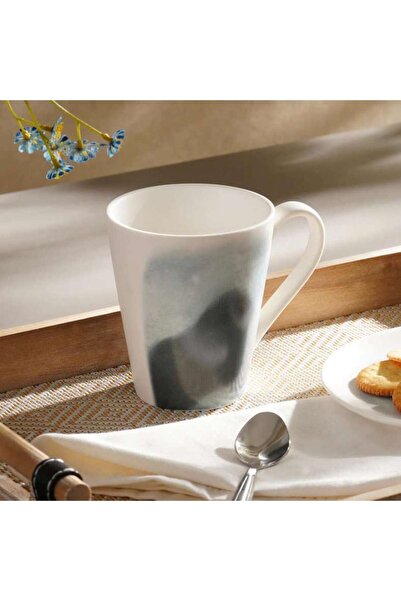 PAN HOME Rancel Porcelain Mug 350ml -greyish Blue
