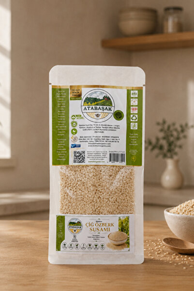 ATABAŞAK Çiğ Doğal Atalık Özberk Yerli Susam 250 Gr