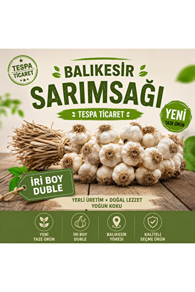 Organikiste Balıkesir Sarımsak 1 Kg – Doğal & Yöresel Lezzet – Tespa Ticaret ...