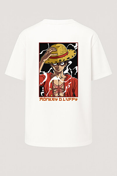 nirvoda Oversize Luffy Frame One Piece majica sa printom, unisex