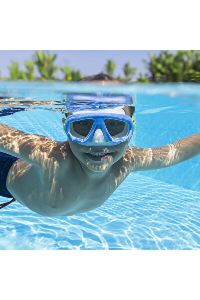 TOYFEST Aqua Champ Essential Deniz Havuz Çocuk Yüzücü Gözlüğü Gözlük - Mavi -...