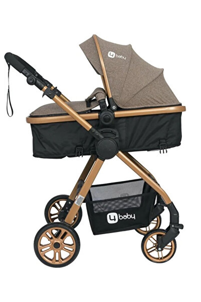 4Baby Esse Model Gold Travel Bebek Arabası Luxs Puset Kahve