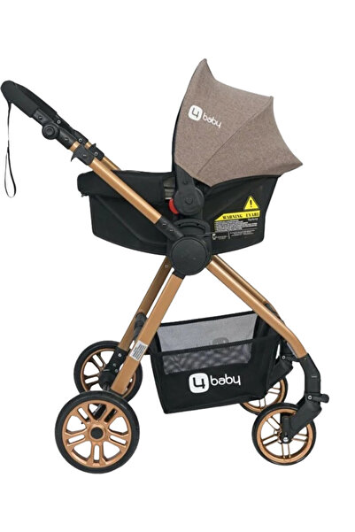 4Baby Esse Model Gold Travel Bebek Arabası Luxs Puset Kahve
