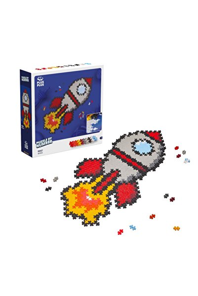 Plus Plus Puzzle by Number Rocket 500 Pieces Rocket Space Science Creative De...