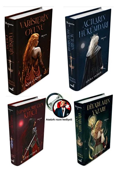 İndigo Kitap Wisteria Seti 4 Kitap Ciltli / Varislerin Oyunu / Diyarların Yaz...