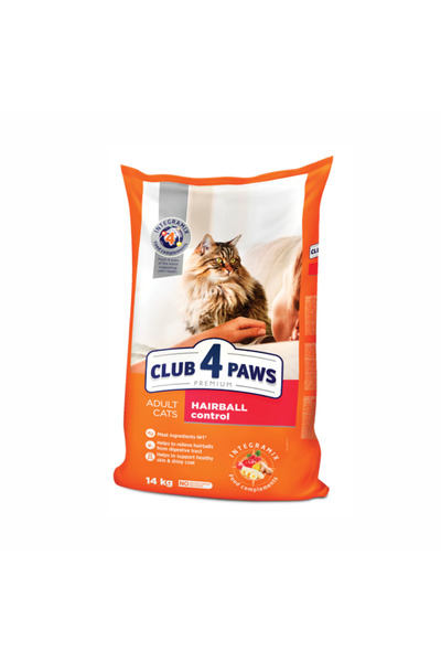 Club4Paws Club 4 Paws Premium, Controlul ghemotoacelor de păr, hrană uscată p...