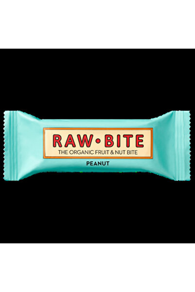 raw bites Fără gluten, fără zahăr adăugat, cu arahide, organic, 50g, gustare ...