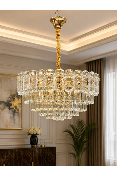 Led 2025 MODEL 50 CM LÜX KRİSTAL SALON AVİZESİ