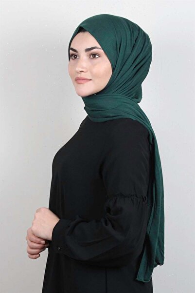 Eşarppark Penye Şal 2552-17 Zümrüt Yeşili