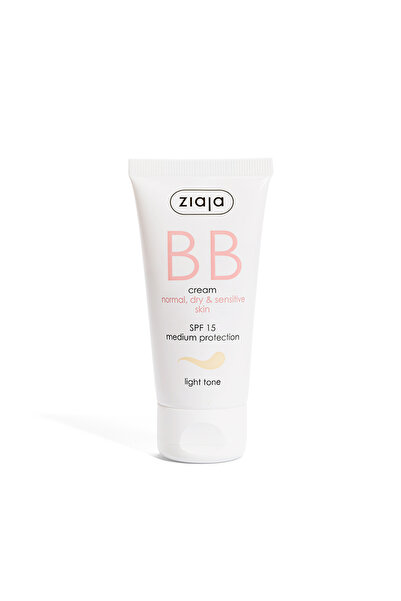 Ziaja BB Krem Normal, Kuru ve Hassas Ciltler İçin Açık Ton SPF15 50 ml