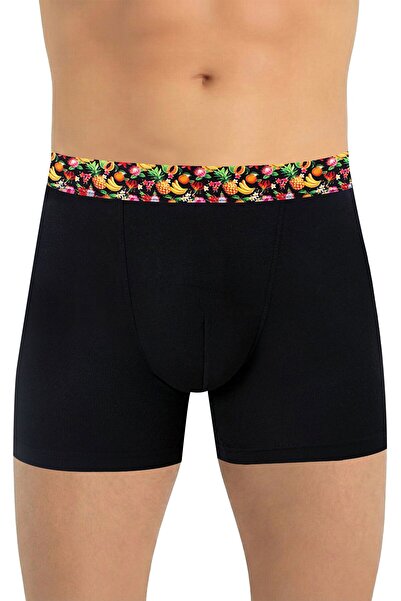 Just inner Boxer pentru bărbați cu model de fructe (47% modal - 47% bumbac - ...