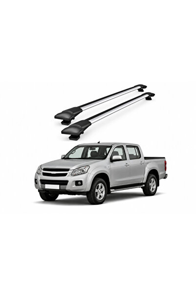 ART Bare portbagaj transversale auto aluminiu compatibile Chevrolet D-Max (Rt...