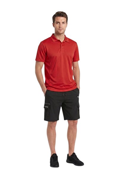 bumerangspor Men's Micro Polyester Stretch Fabric Polo Neck Fitness Sports T-...