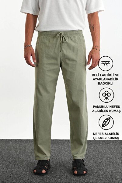 Redline Defy muške opuštene pantalone Lan izgleda