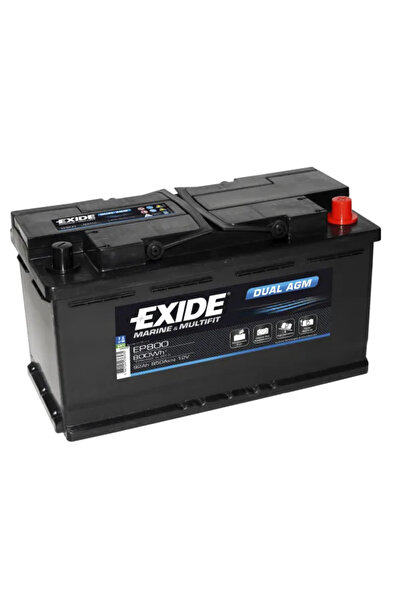 EXIDE Baterie auto duală AGM 92Ah 12V EP800