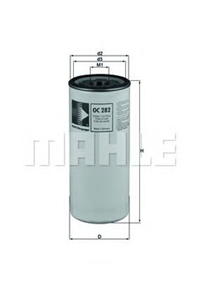 Mahle Original Filtru de ulei OC 282