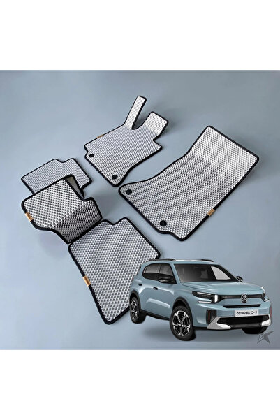 CARMAT Citroën e-C3 Aircross 2025+ Oto Paspas - Elmas Doku Havuzlu EVA Takım