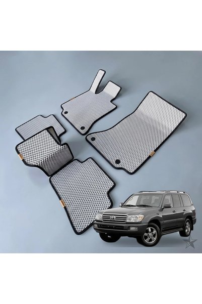 CARMAT Toyota Land Cruiser J100 7 Koltuk 1998-2007 Oto Paspas - Elmas Doku Havuzlu EVA Takım