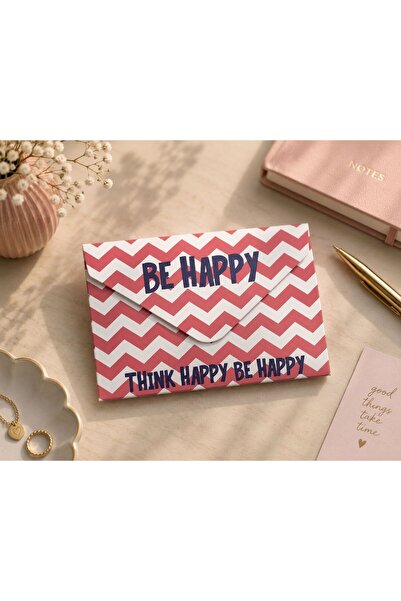 4nio PEMBE ZİKZAK ÇİZGİLİ MEKTUP DEFTER