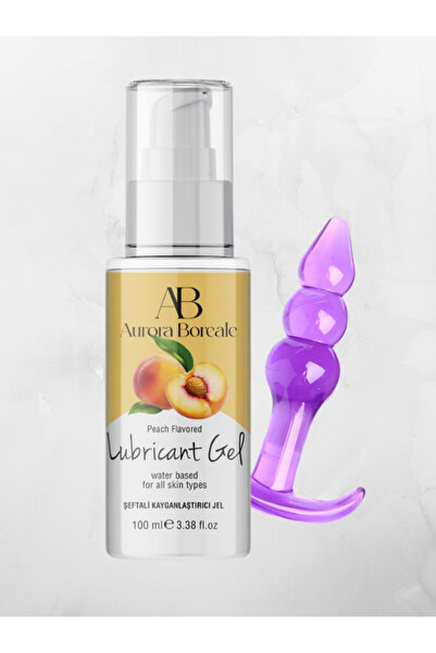 AŞKIN DEPOSU Aurora Boreale Şeftali Kayganlaştırıcı Jel 100 ml Boğumlu Aksesu...