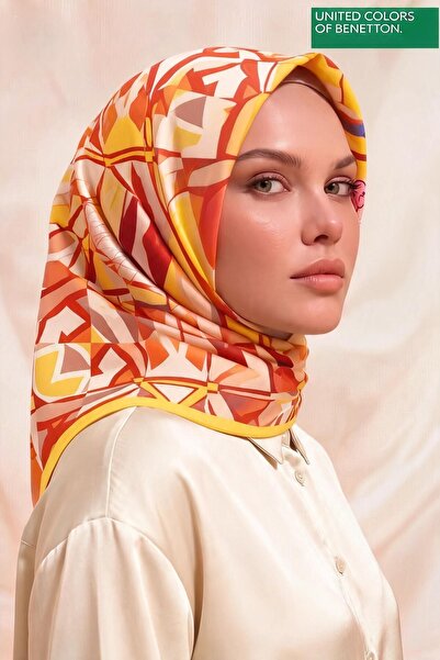 United Colors of Benetton Eșarfă cu model SIENA -1003-90*90
