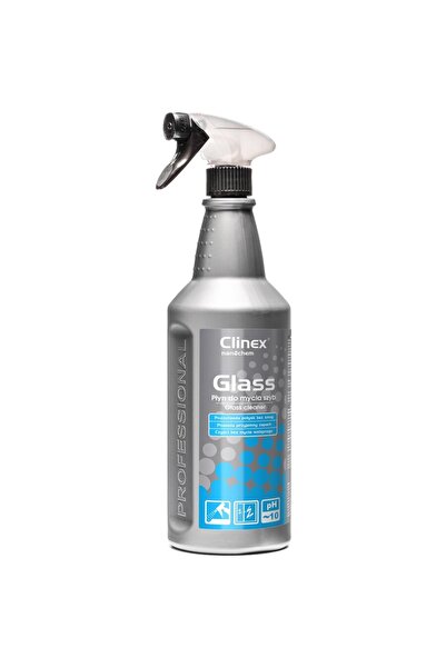 Clinex Solutie pentru spalat geamuri, 1 litru, cu pulverizator, Glass