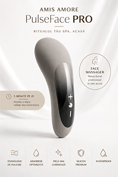 Amis Aparat de masaj facial electric impermeabil Amore PulseFace PRO
