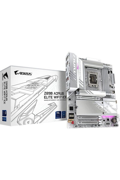 Gigabyte Placă de bază Z890 Aorus Elite WF7 ICE, Socket LGA 1851, Intel Z890,...