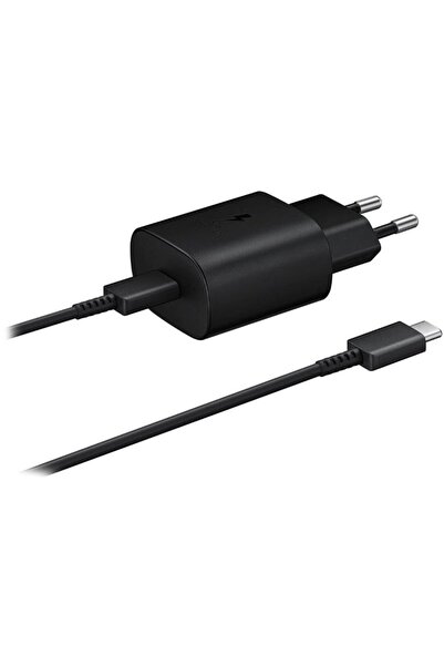 Samsung Încărcare super rapidă (Max.) 25W, Cablu USB-C la USB-C, Negru