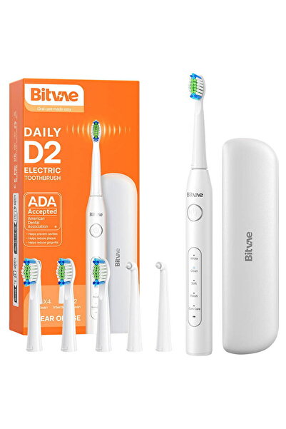 Bitvae Periuta de dinti sonica 40000 VPM USB 350mAh Alb