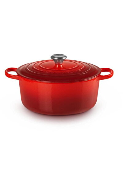 Le Creuset Caserolă Signature rotundă 28 cm Cireș
