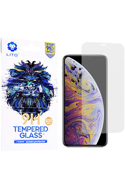 Lito Folie pentru iPhone XS Max / 11 Pro Max - Sticlă Clasică 2.5D - Transpar...