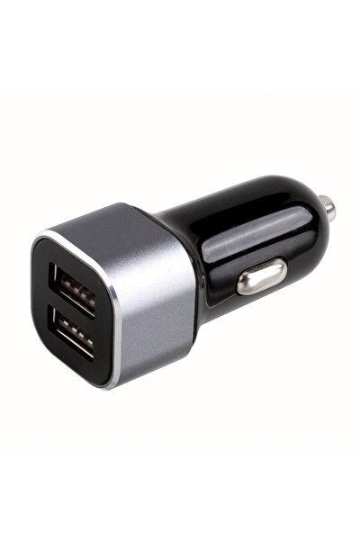 DomoClip TEA181G Incarcator auto dual USB 5V 2.4A