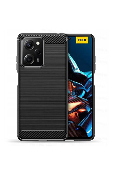 Tech-Protect TPU карбонов кейс за Xiaomi Poco X5 Pro / Redmi Note 12 Pro, кар...
