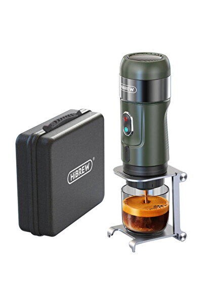 HIBREW Aparat de cafea portabil electric 80 W 15 bar H4B_GN Verde