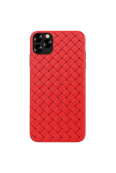 Devia Woven Pattern Design Soft Case iPhone 11 Pro red