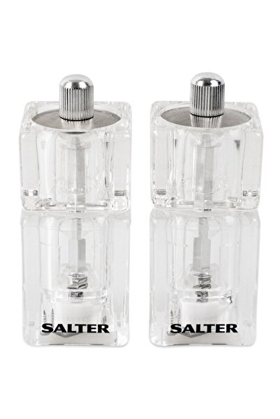 SALTER 7605 CLXR, sare si Piper, 2 bucăți, Transparent