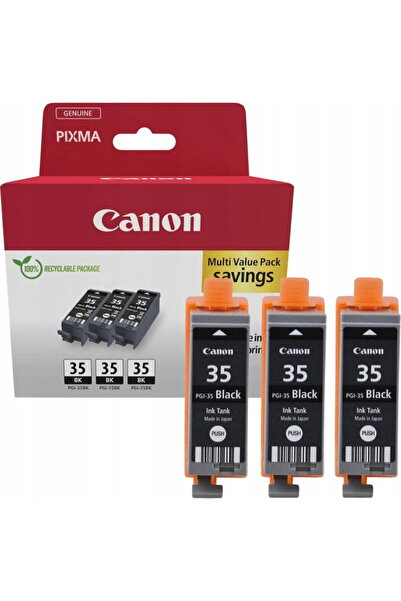 Canon ink three-pack black PGI-35BK