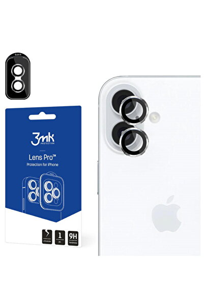 3MK Folie pentru iPhone 16 / iPhone 16 Plus - Lens Protection - Silver