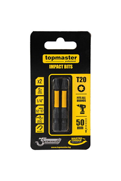 Top Master Pro Bit de impact 50mm TX20, 2 buc. TMP